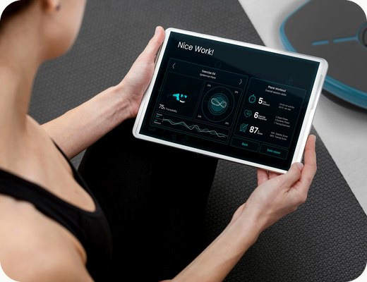 The GoBalance app showing live balance data