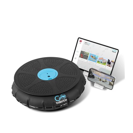The GoBalance Play disc with tablet games