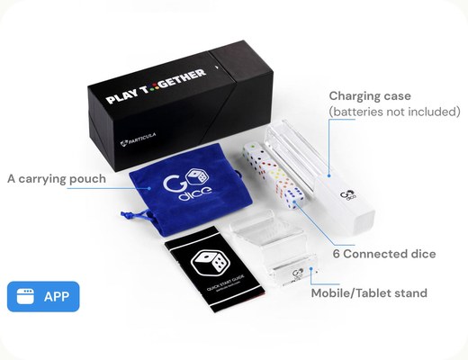 What comes in the GoDice Full Pack box